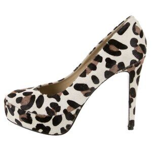 Diane von Furstenberg Ponyhair Animal Print Pumps
